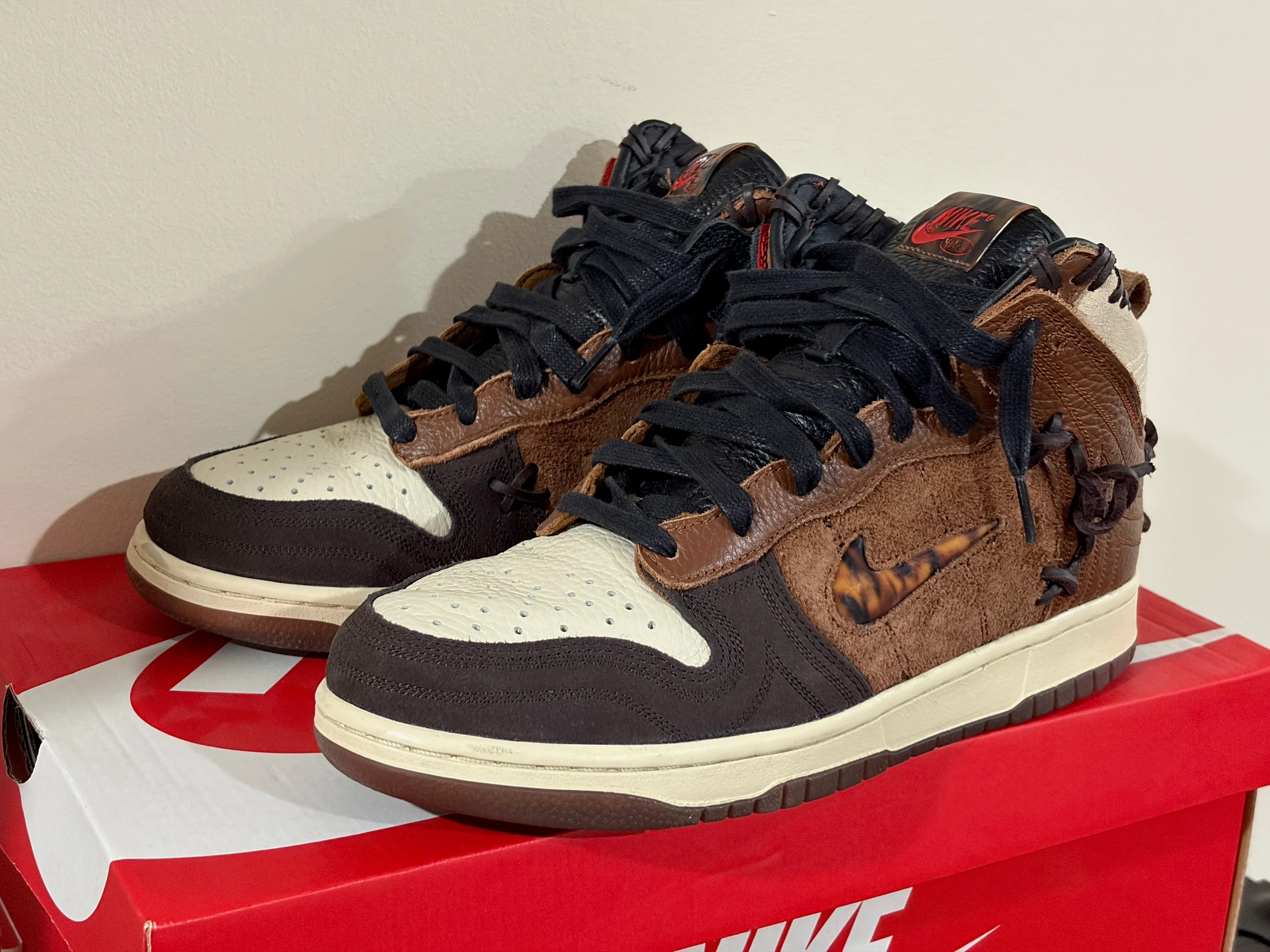 Bodega x Nike Dunk High Legend Fauna Brown